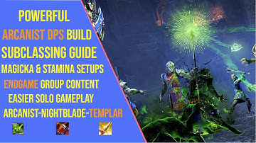 Powerful Arcanist DPS Subclassing Build Guide for ESO Update 46