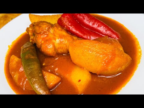 المطبخ التونسي مرقة بطاطا بالدجاج