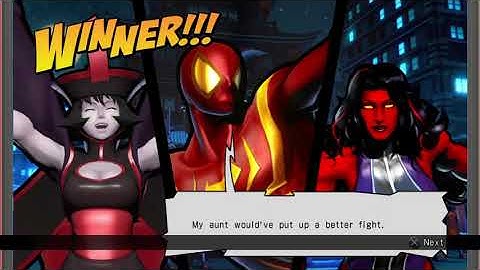 Request:Spider-Man/She-Hulk/Hsien-Ko Arcade Mode|ULTIMATE MARVEL VS. CAPCOM 3