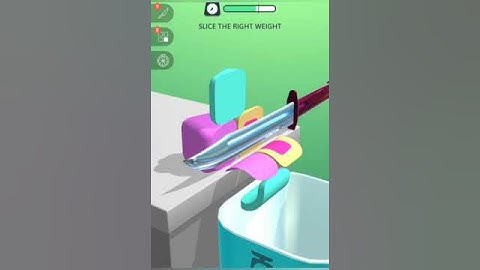 ASMR Slicing all levels gameplay game android IOS #shorts