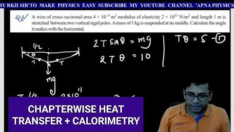 CHAPTERWISE HEAT TRANSFER + CALORIMETRY by RKH SIR