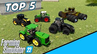 Top 5 Large Tractor Mods For Console And PC | Farming Simulator 22