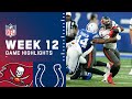 Buccaneers vs. Colts Week 12 Highlights | NFL 2021