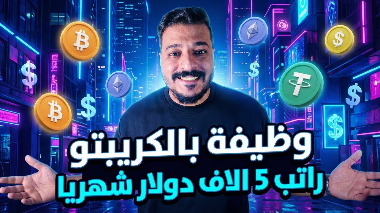 كيف تحصل على وظيفة في الكريبتو براتب 5000$ شهرياً؟ (بدون تداول أو مخاطرة)
