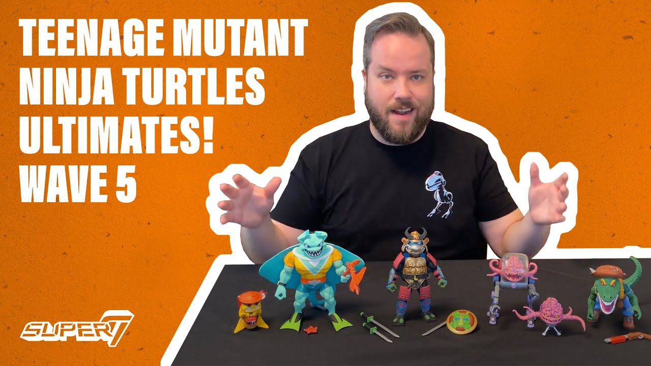 TMNT ULTIMATES! Wave 5 by Super7! Samurai Leo, Krang, Leatherhead, Ray Fillet!