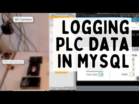 Logging PLC data from RFID and 3D Camera in MySQL