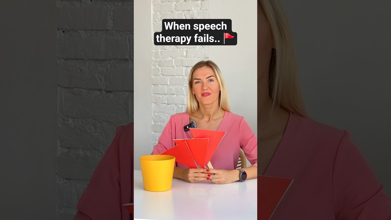 Not seeing progress in speech therapy? 🚩 Here are 3 red flags to watch out for 👇