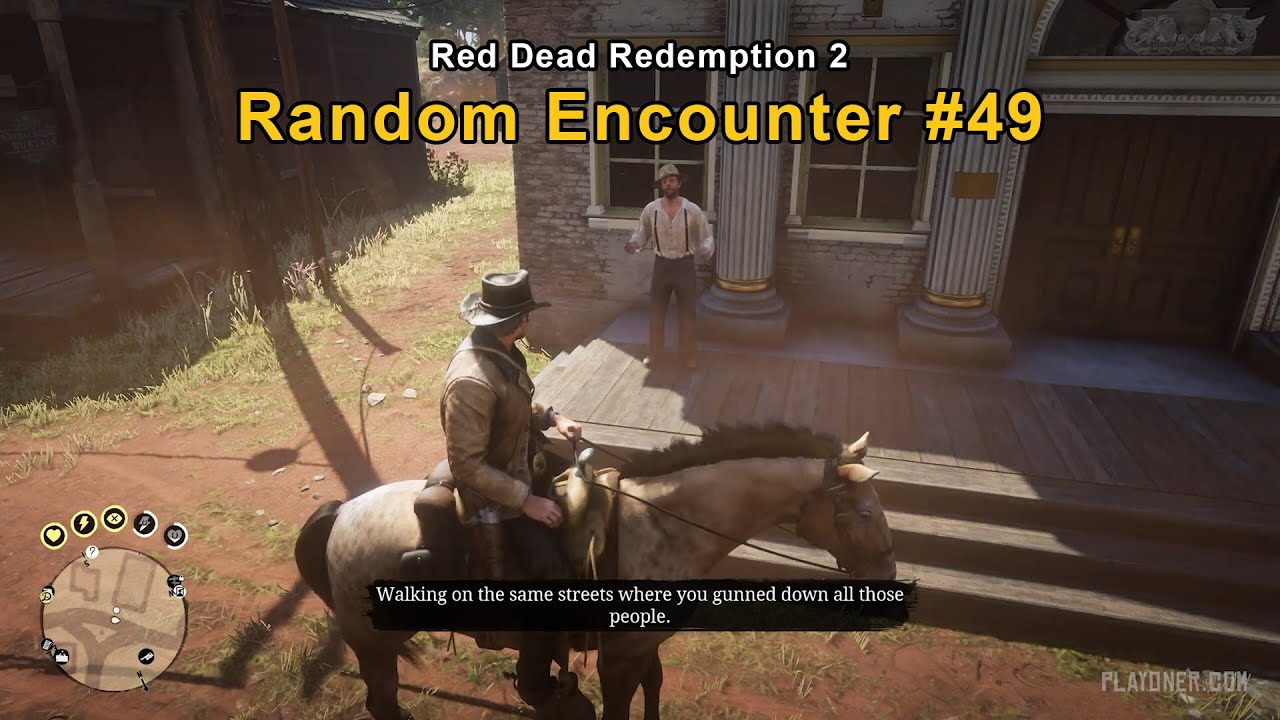 Random Encounters Map Rdr2 Stranger confronts Arthur - Random Encounter #49 - Red Dead Redemption ...