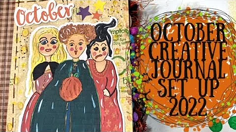 October Creative Journal Set-up 2022