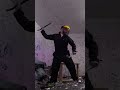 IT'S THE POLICE! LET ME IN. RAGE ROOM RE-ENACTMENT