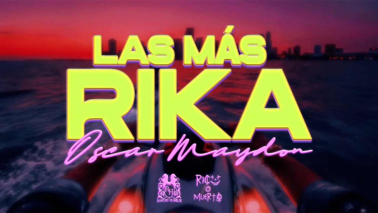 Oscar Maydon - La Más Rika [Lyric Video] - YouTube