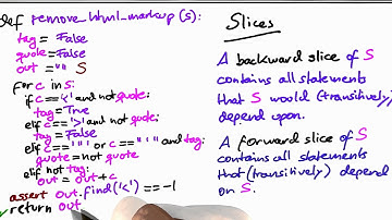 Forward Slice - Software Debugging