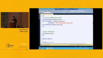 [SQL Unplugged 2013] Hello Hekaton! / 씨퀄로 김영건