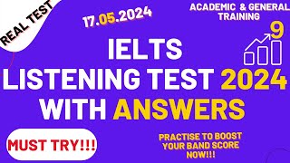 IELTS Listening Practice Test 2024 with Answers | 17.05.2024