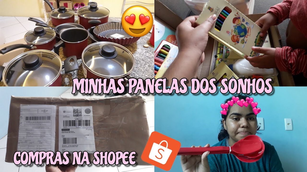 COMPREI MINHA PANELA DOS SONHOS E FIZ A PRIMEIRA RECEITA 