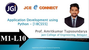 JCE CSE 18CS55 - M1_L10 - Functions (Intro) by Prof. Amritkumar Tupsoundarya
