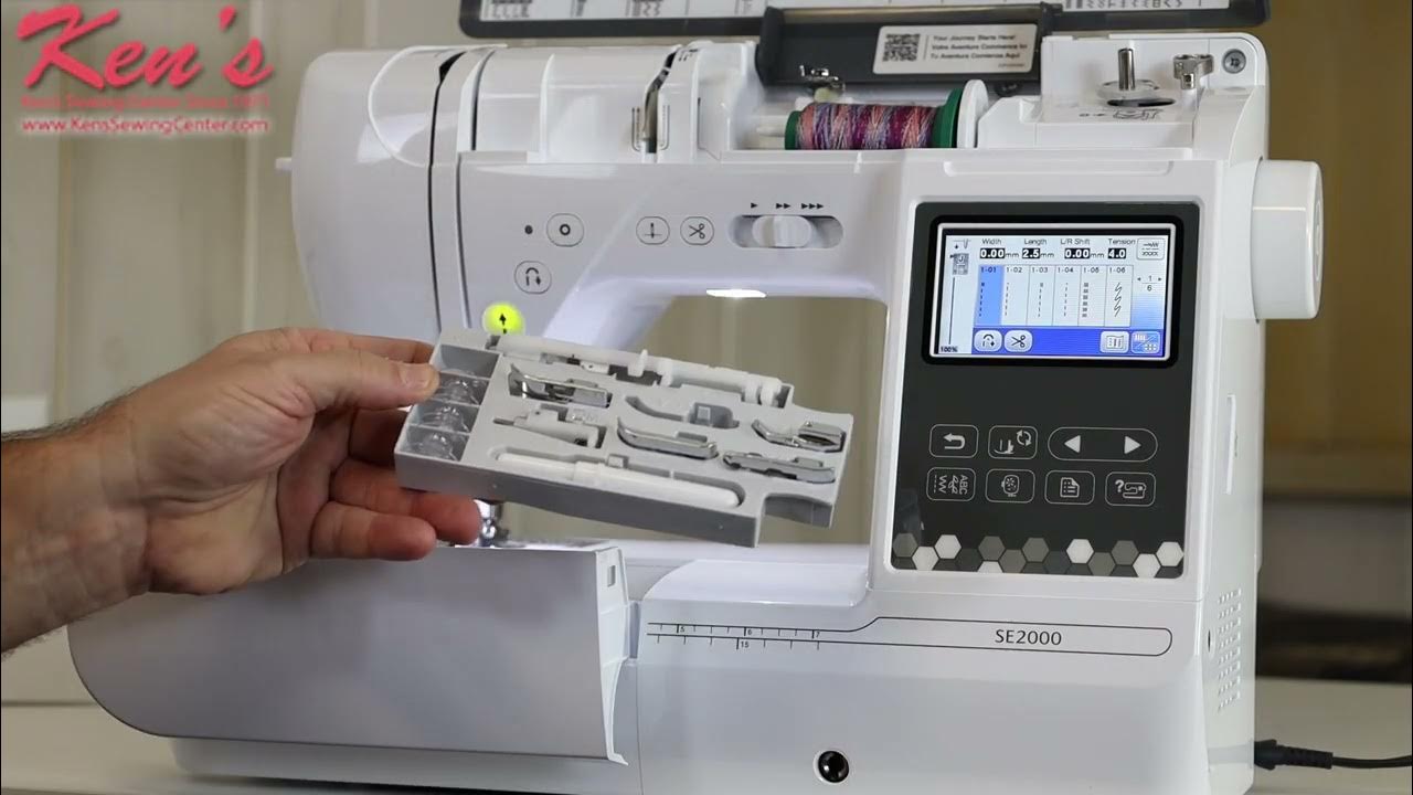 Brother LB5000 Sewing and Embroidery Machine Overview by Ken's
