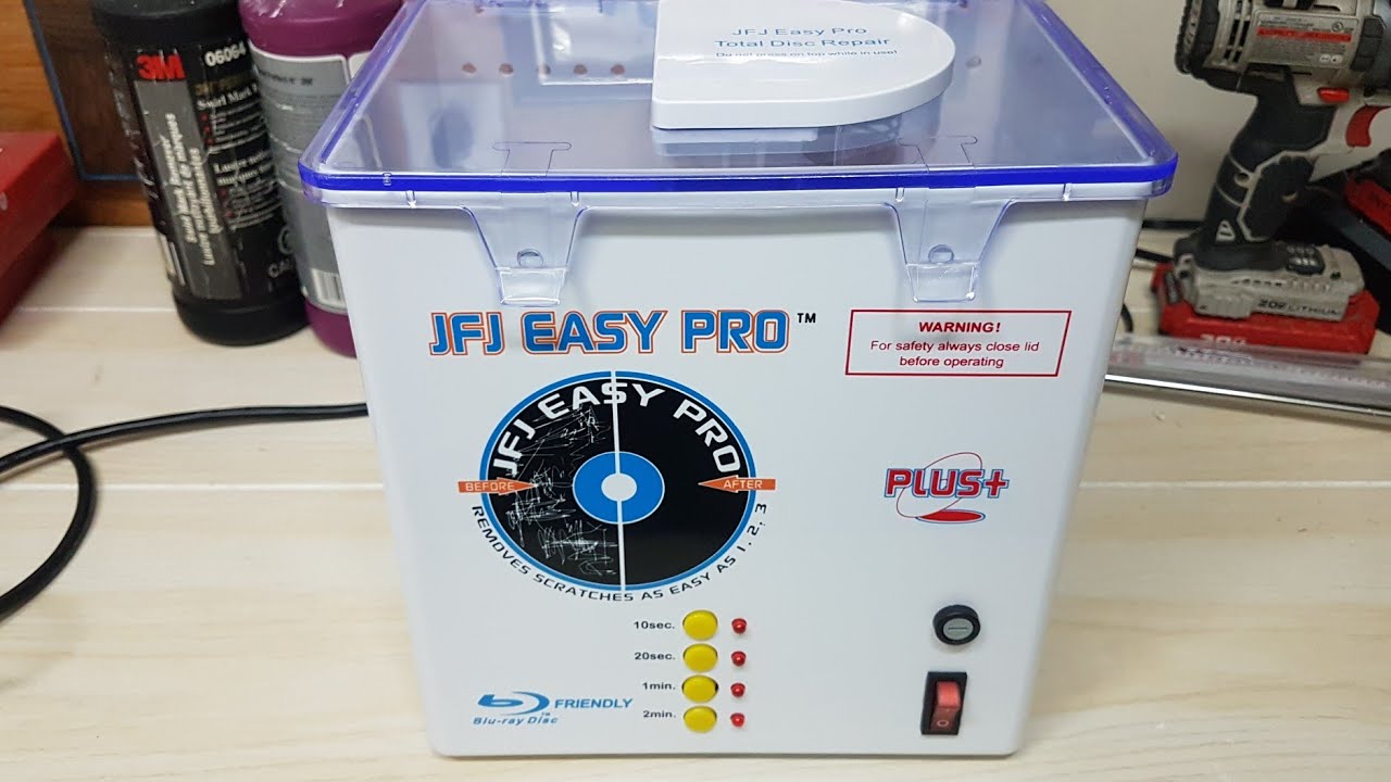 Removing Very Deep Scratches with the JFJ Easy Pro Disc Resurfacer 