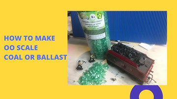 HOW TO MAKE OO SCALE COAL OR BALLAST