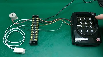 AR725H Alarm Output for Door Open Too Long and Force Open