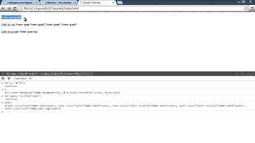JQuery Tutorial - jquery selectors - find vs filter