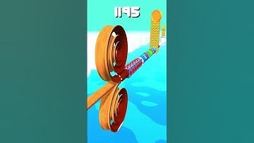 Spiral Rider Run Game X -- level 687 #shorts