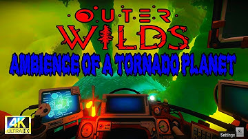 "Chasing the Storm: Outer Wilds - Flying Through the Thrilling Ambience of a Tornado Planet!"