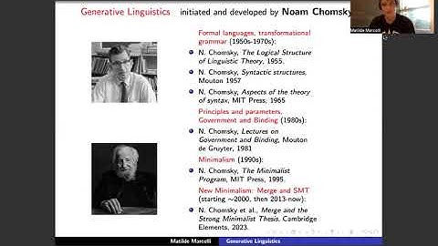 Public Address on Generative Linguistics