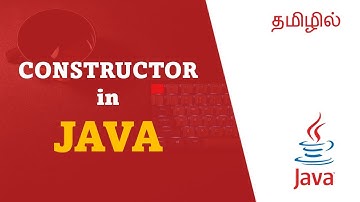 Constructor in Java | Tutorial in Tamil | Tamil Programmer
