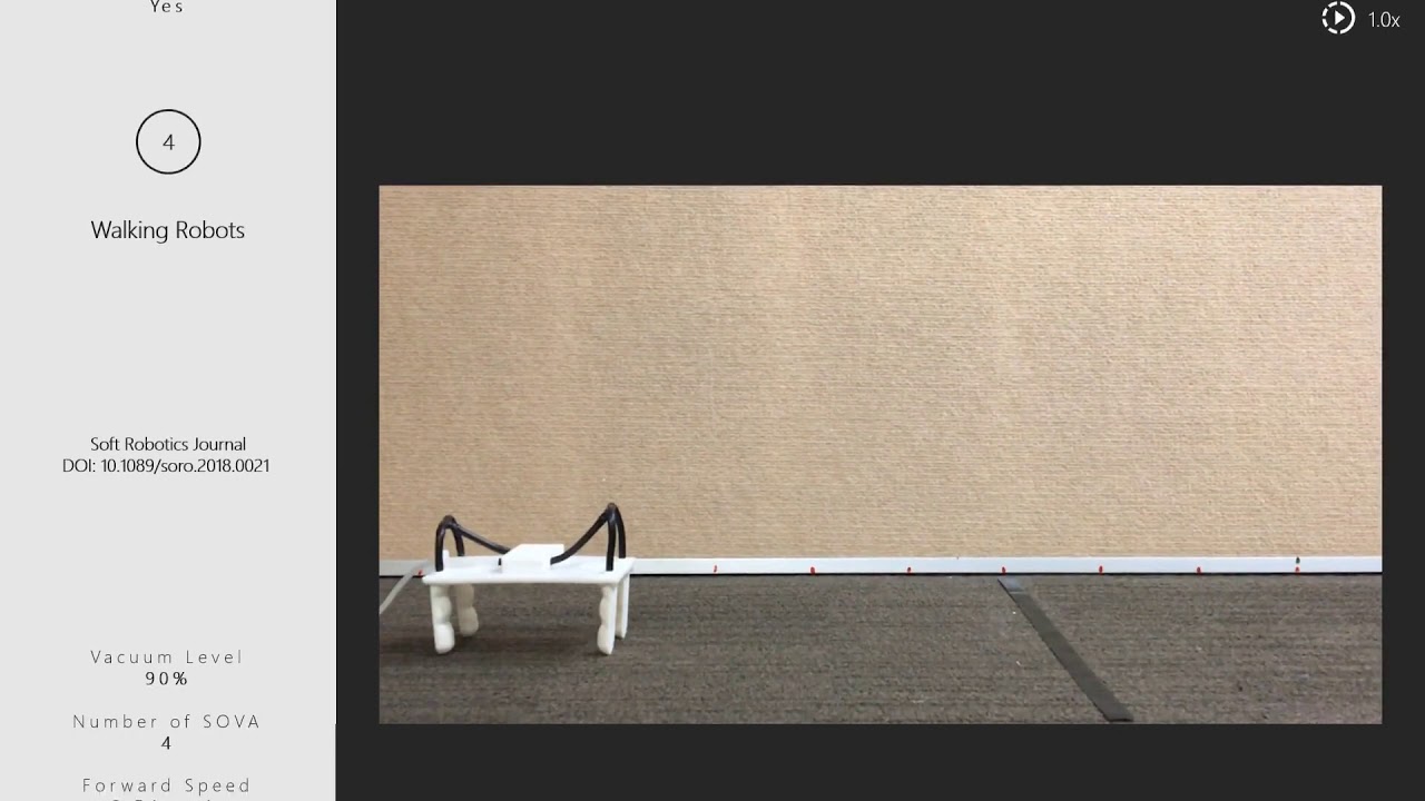 Bioinspired 3D Printable Soft Vacuum Actuators for Locomotion Robots, Grippers, Artificial Muscles a