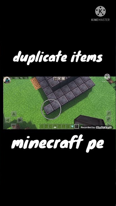 How To Split Items In Minecraft Pe How to duplicate items in minecraft pe #shorts - YouTube