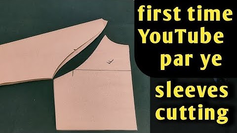 YouTube par kisi ne sahi nahi bataya ye sleeve cutting ! raglan sleeve cutting @fashionmaker