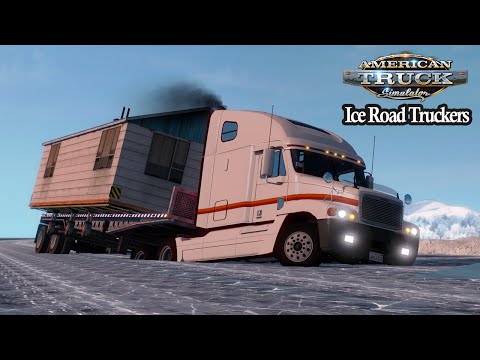 American Truck Simulator - Buz Yolu Kamyoncuları!  (Freightliner Century + Modlar)