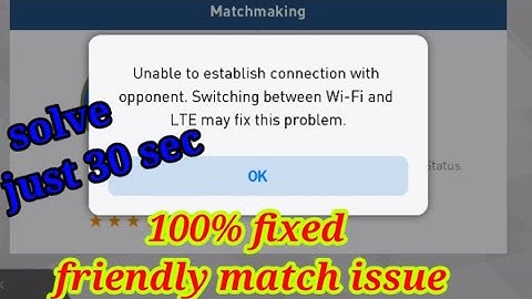 Friendly match problem in pes2020//how to fix this problem//just 30 sec//malayalam