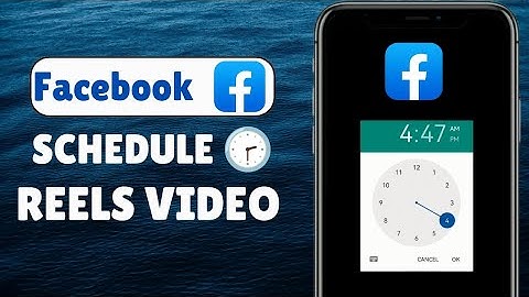 How To Schedule Reels On Facebook | Schedule Reel Video On Facebook