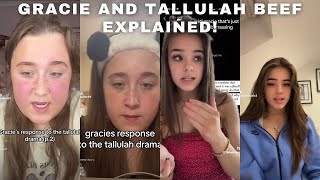 Gracie and Tallulah beef explained// tiktok compilation #foryou #tallulahmetcalfe #tallulah #gracie