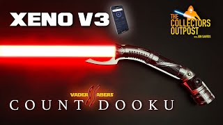 Count Dooku Xenopixel v3 Lightsaber from Vaders Sabers