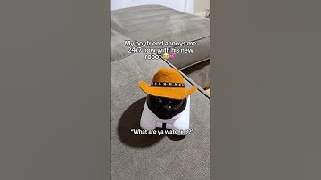 He’s always so annoying 😂💕 #longdistance #minirobot