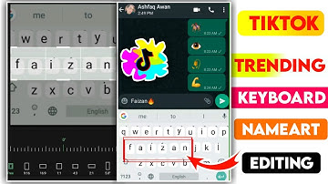 Tiktok Trend Cropping Keyboard Nameart Status Editing l Preset Alight motion Keyboard@NothinG4You
