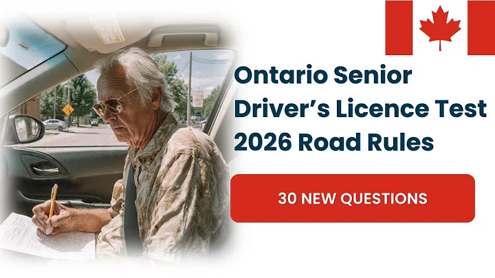 Ontario Senior Driver’s Licence Test 2026 | Road Rules 30 NEW Questions & Answers