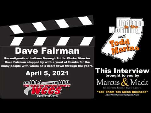 Indiana in the Morning Interview: Dave Fairman (4-5-21)
