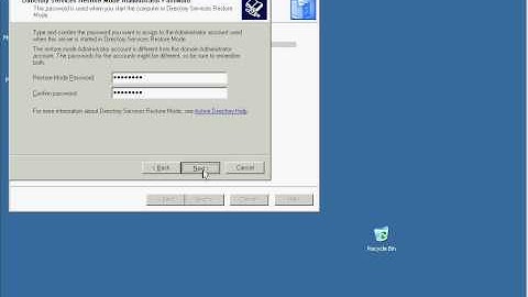 Windows Server 2003 - Active Directory Installation