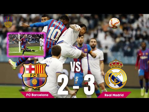 Download Barcelona v Real Madrid (2-3) SuperCopa Review: FATI & PEDRI Return in Cataclysmic El Clasico Clash