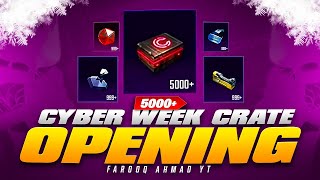 Opening 500+ Cyber Week Lucky Crates | 🔥 PUBG MOBILE 🔥