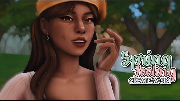 SPRING FEELING 💞 + CC LINKS // The Sims 4: Create-A-Sim