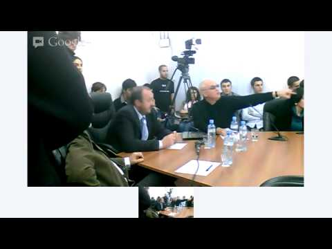 მინისტრის შეხვედრა სტუდენტებთან