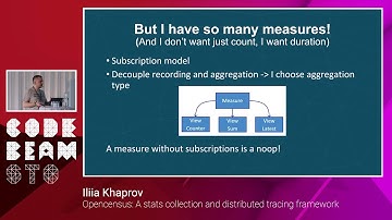 Iliia Khaprov - Opencensus: a stats collection and distributed tracing framework - Code BEAM STO