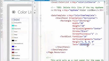 Windows 8 Applications Using XAML: Bindings Intro Tutorial
