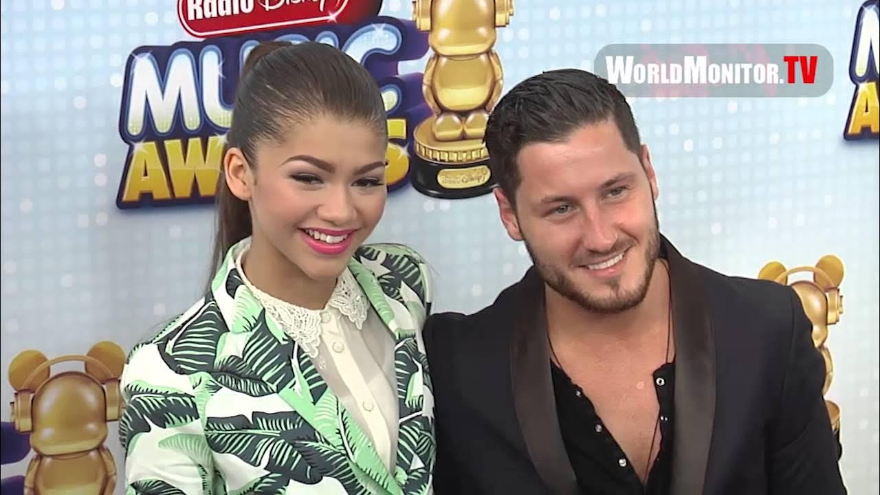 DWTS Zendaya Coleman, Val Chmerkovskiy Tango at Radio Disney Music