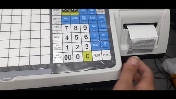 How to check Test Print in CAS Cl5200 Weighing Scale